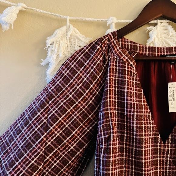 NWT Madewell | Oaklynn Yarn Dye Long Sleeve Dress - Picture 5 of 10